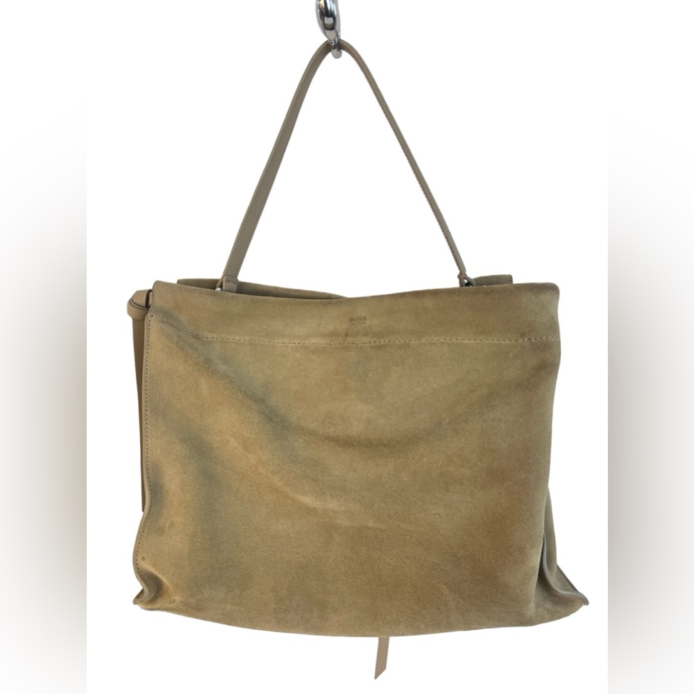 BOSS Katlin Suede Tote with tassels